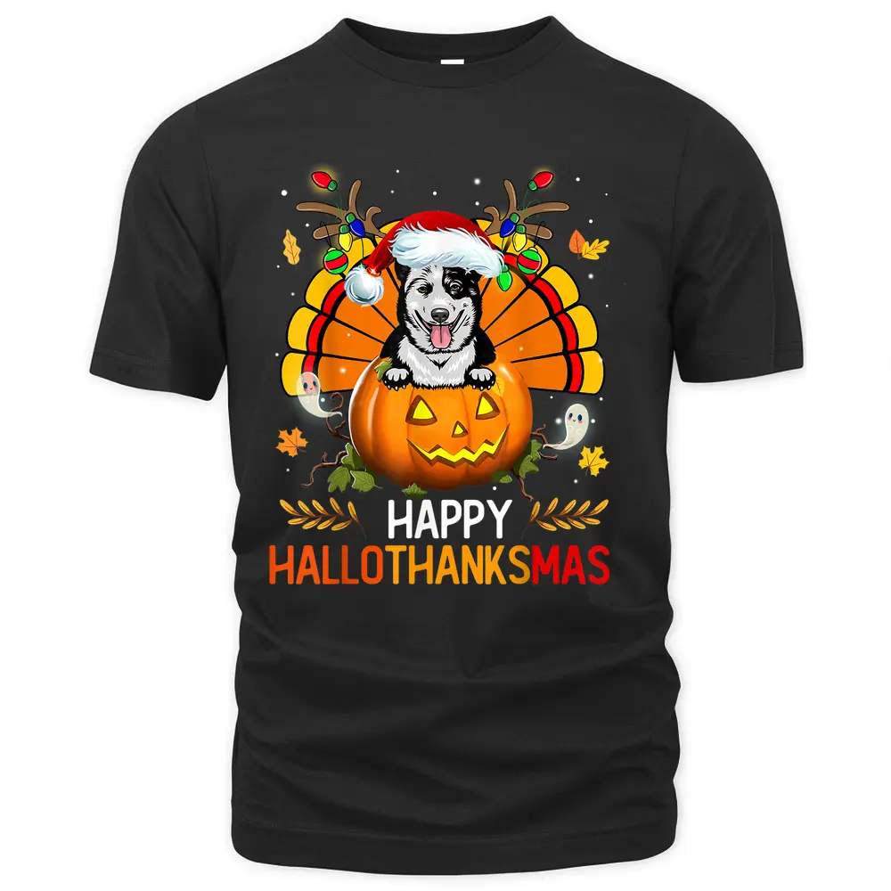 Australian Castle Happy Hallothanksmas T-Shirt